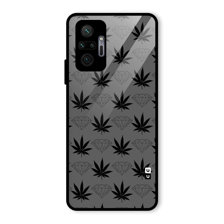 Grass Diamond Glass Back Case for Redmi Note 10 Pro Max