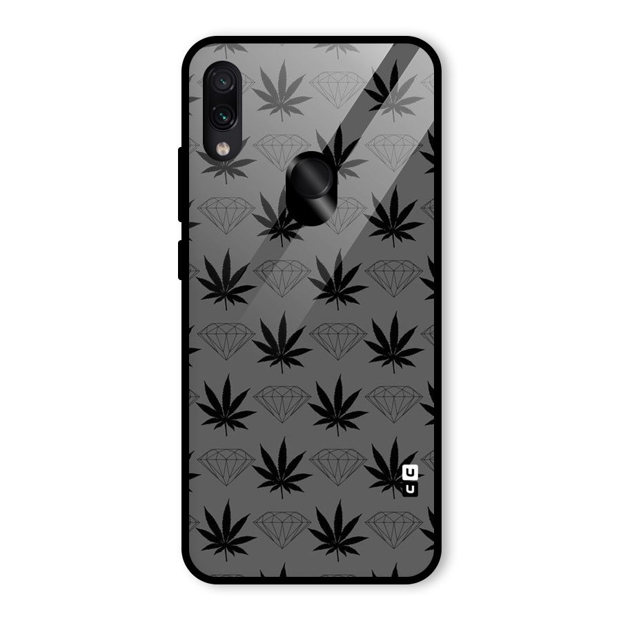 Grass Diamond Glass Back Case for Redmi Note 7 Pro