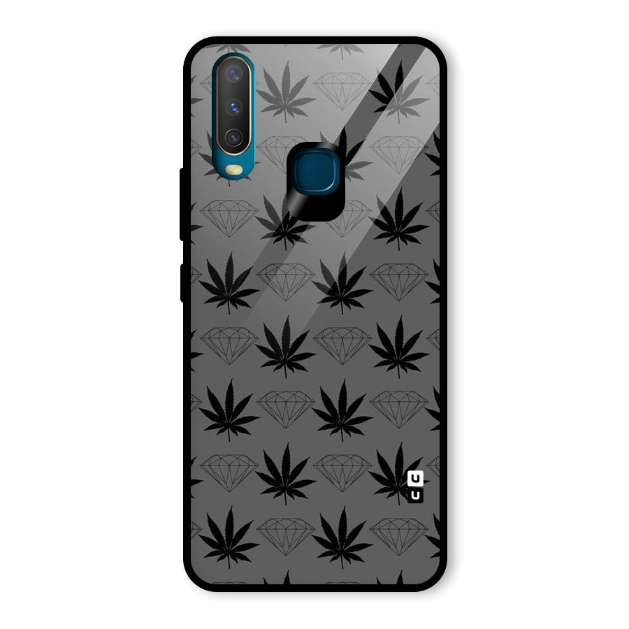 Grass Diamond Glass Back Case for Vivo U10