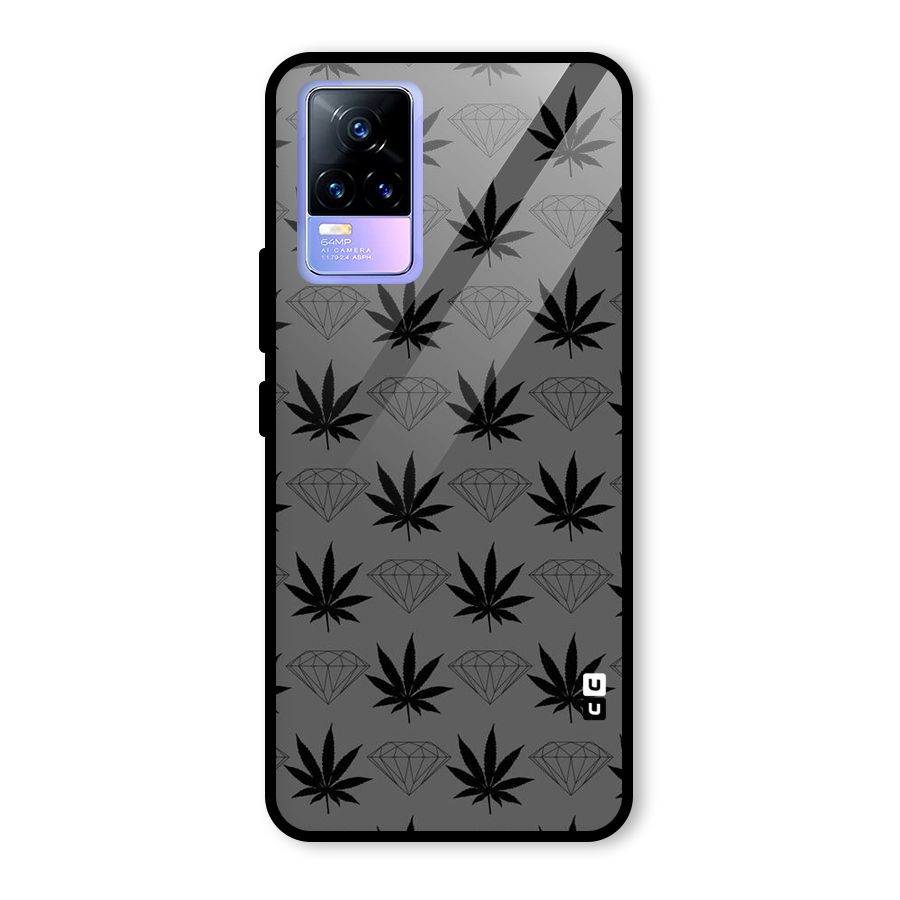 Grass Diamond Glass Back Case for Vivo Y73