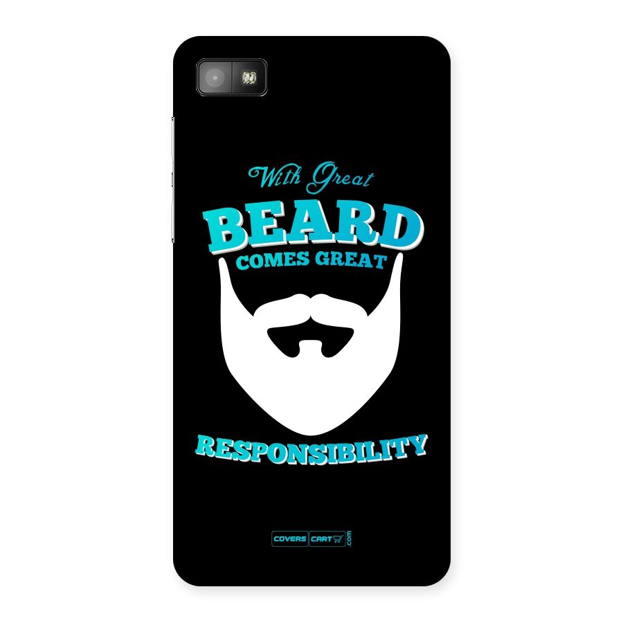 Great Beard Back Case for Blackberry Z10