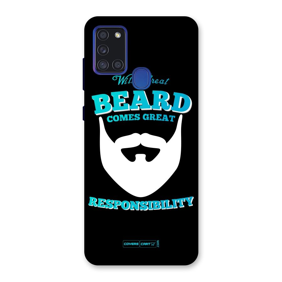Great Beard Back Case for Galaxy A21s