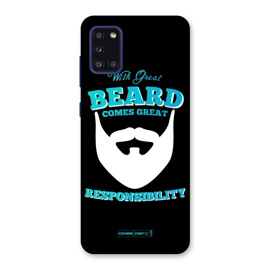 Great Beard Back Case for Galaxy A31