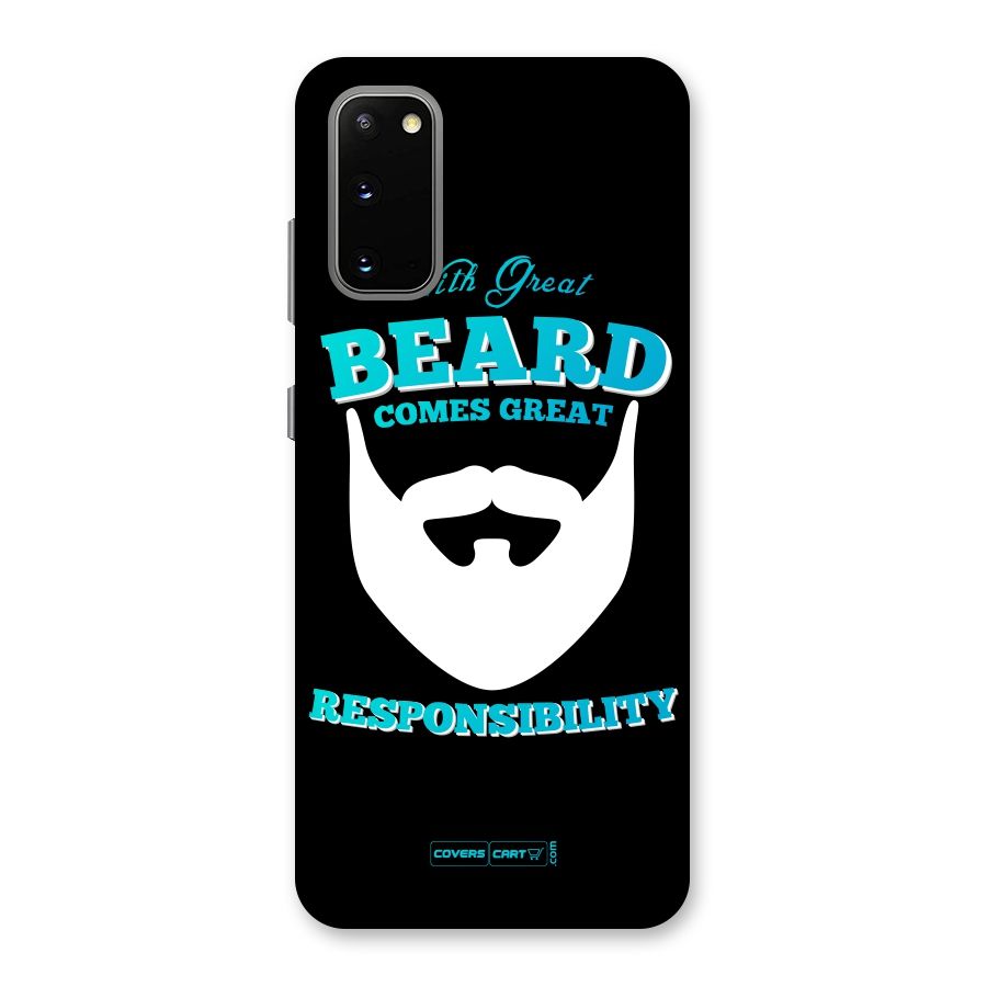 Great Beard Back Case for Galaxy S20