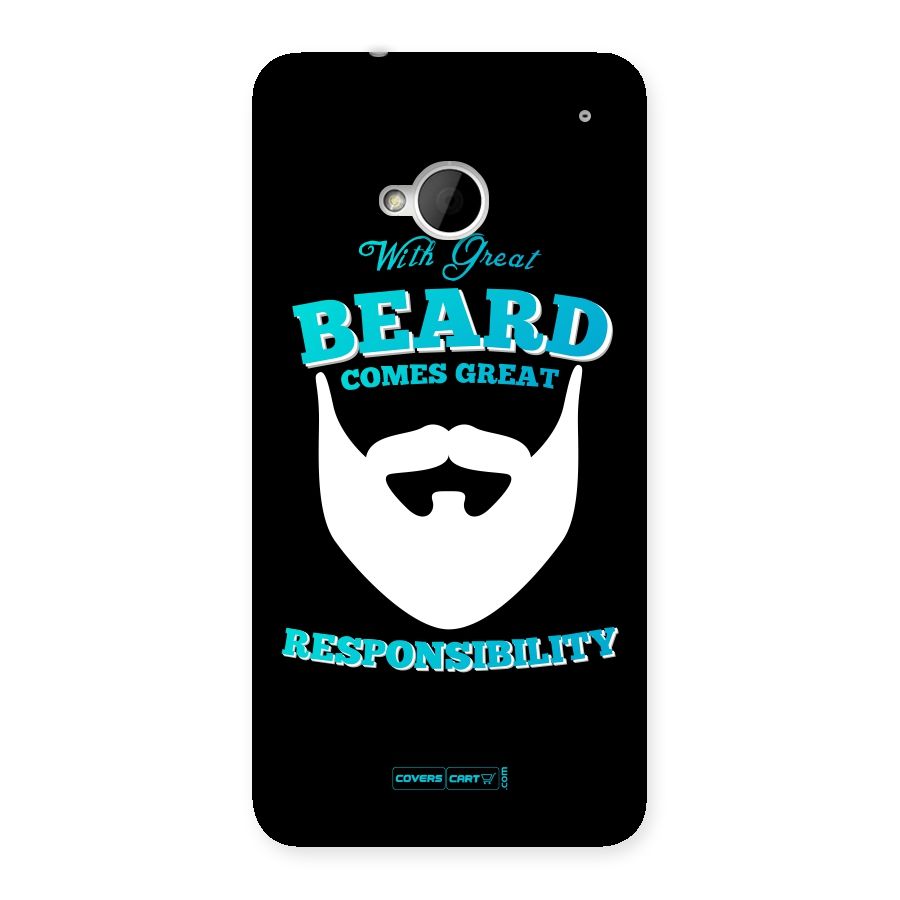 Great Beard Back Case for HTC One M7