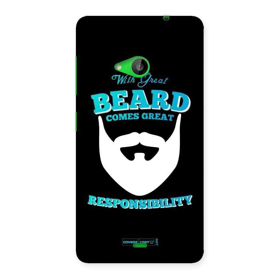 Great Beard Back Case for Lumia 535