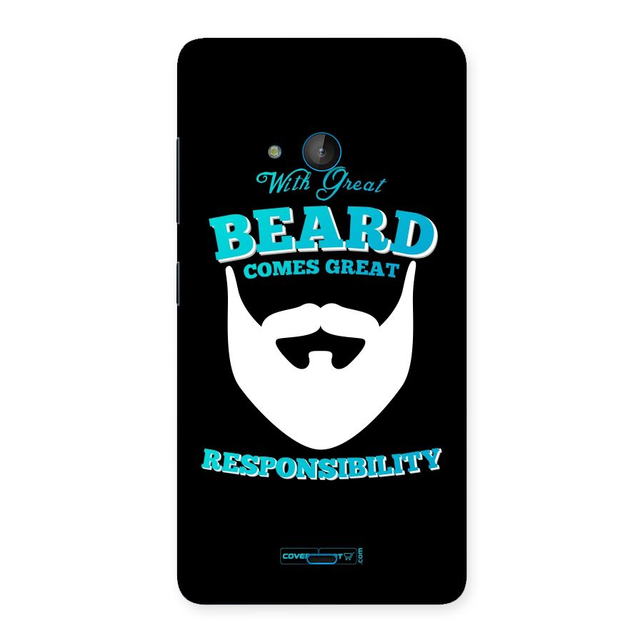 Great Beard Back Case for Lumia 540