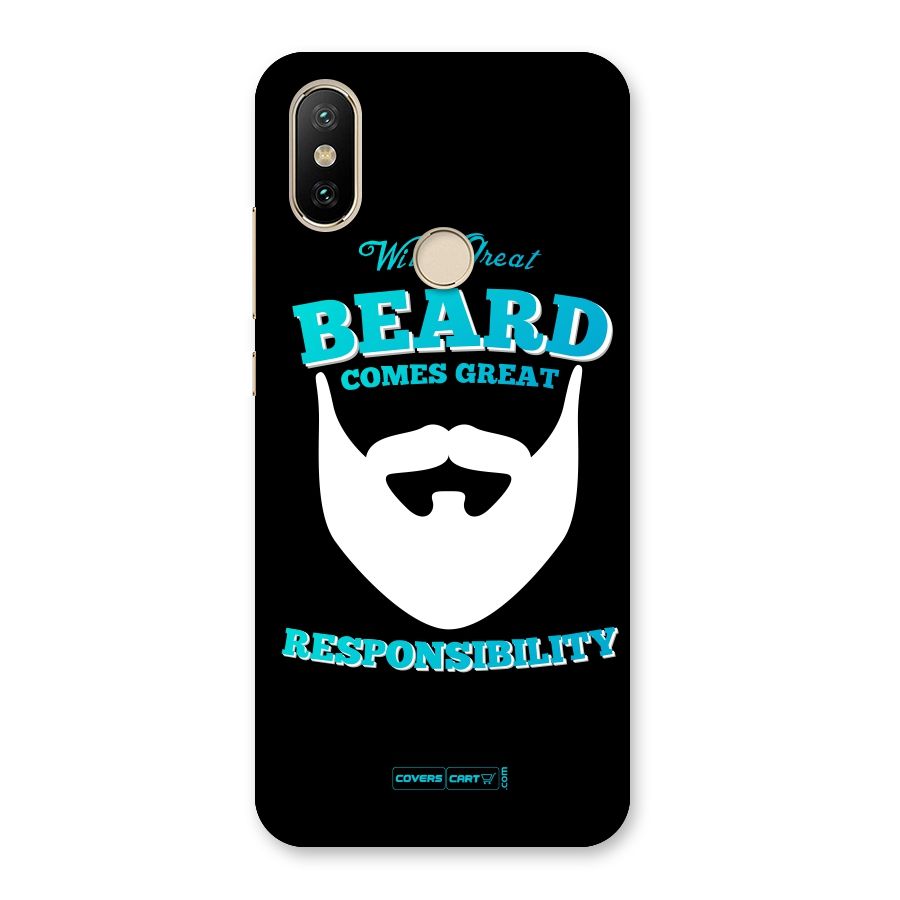 Great Beard Back Case for Mi A2