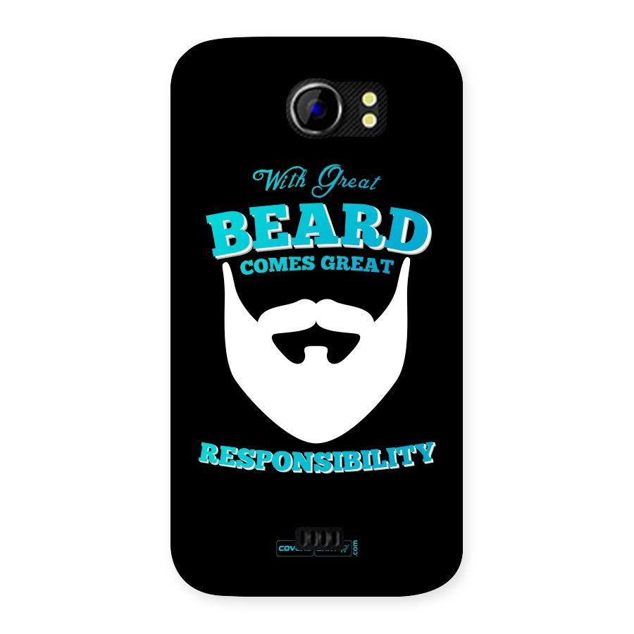 Great Beard Back Case for Micromax Canvas 2 A110