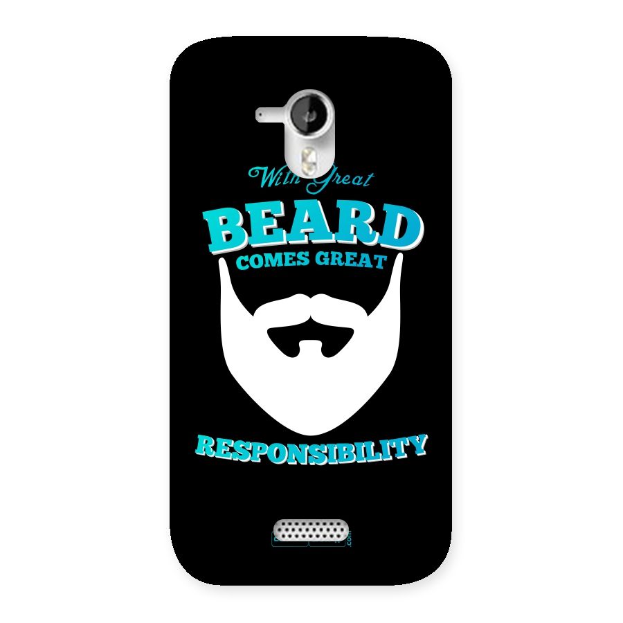 Great Beard Back Case for Micromax Canvas HD A116