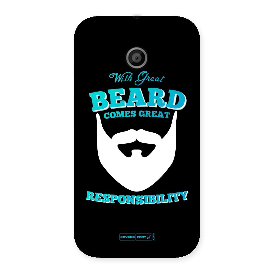Great Beard Back Case for Moto E