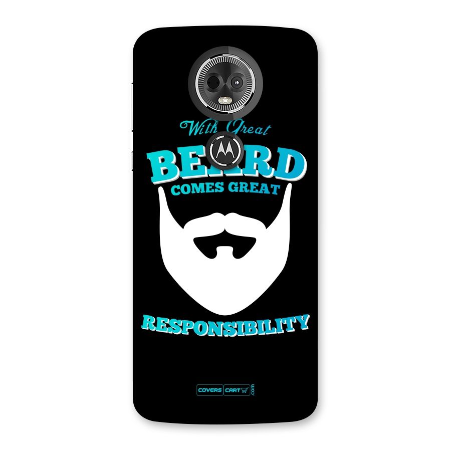 Great Beard Back Case for Moto E5 Plus