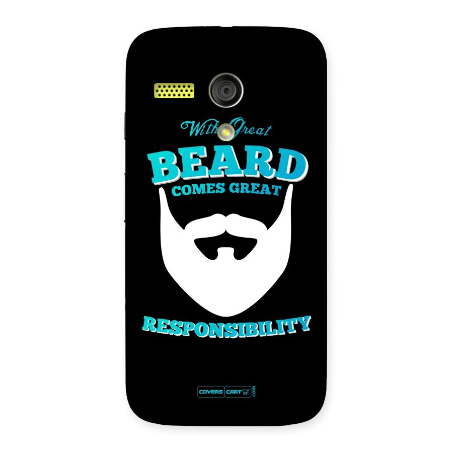 Great Beard Back Case for Moto G