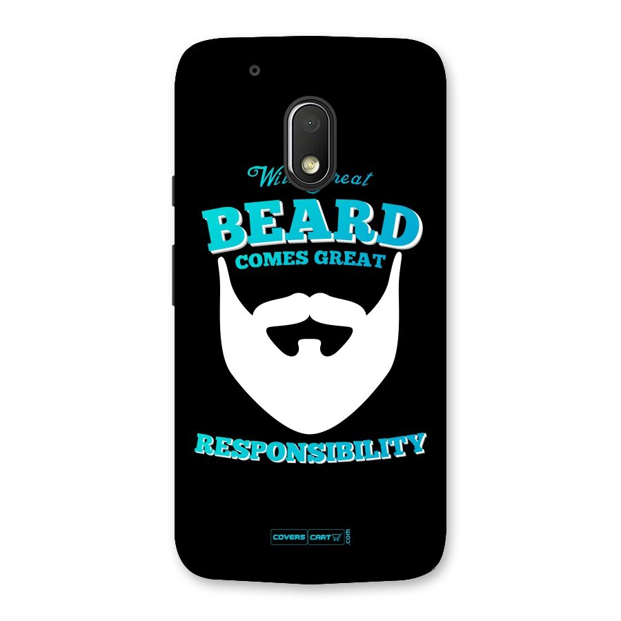 Great Beard Back Case for Moto G4 Play