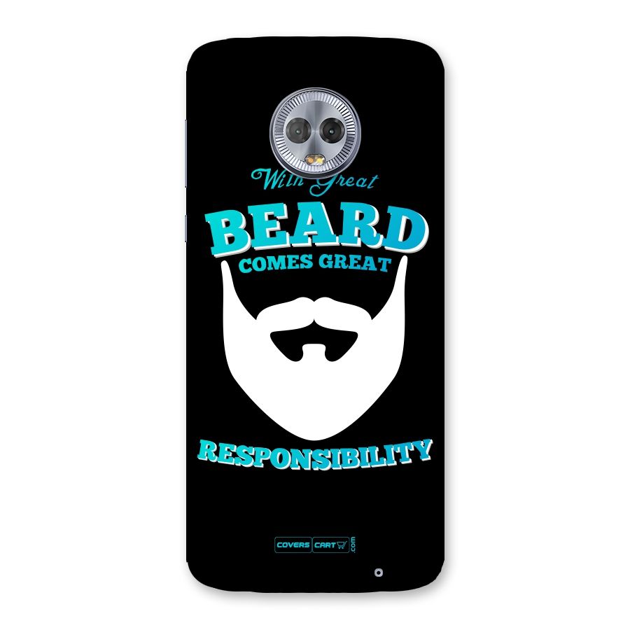 Great Beard Back Case for Moto G6 Plus