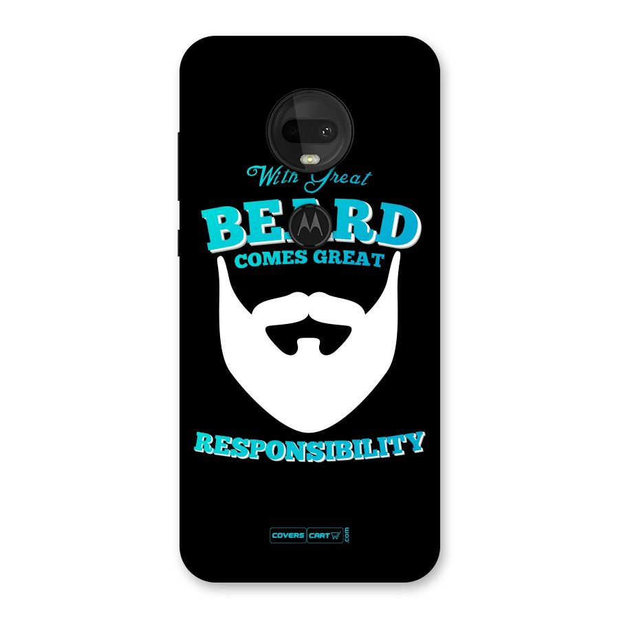 Great Beard Back Case for Moto G7