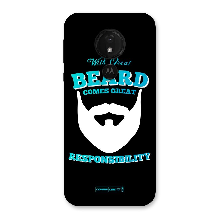 Great Beard Back Case for Moto G7 Power