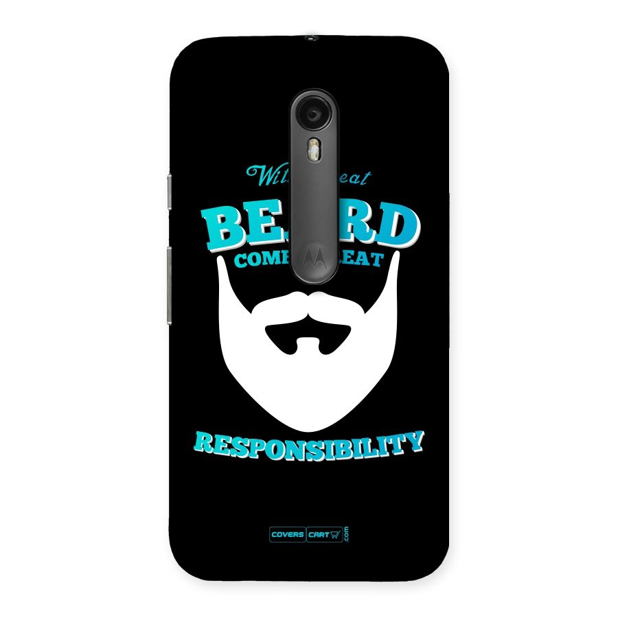 Great Beard Back Case for Moto G Turbo