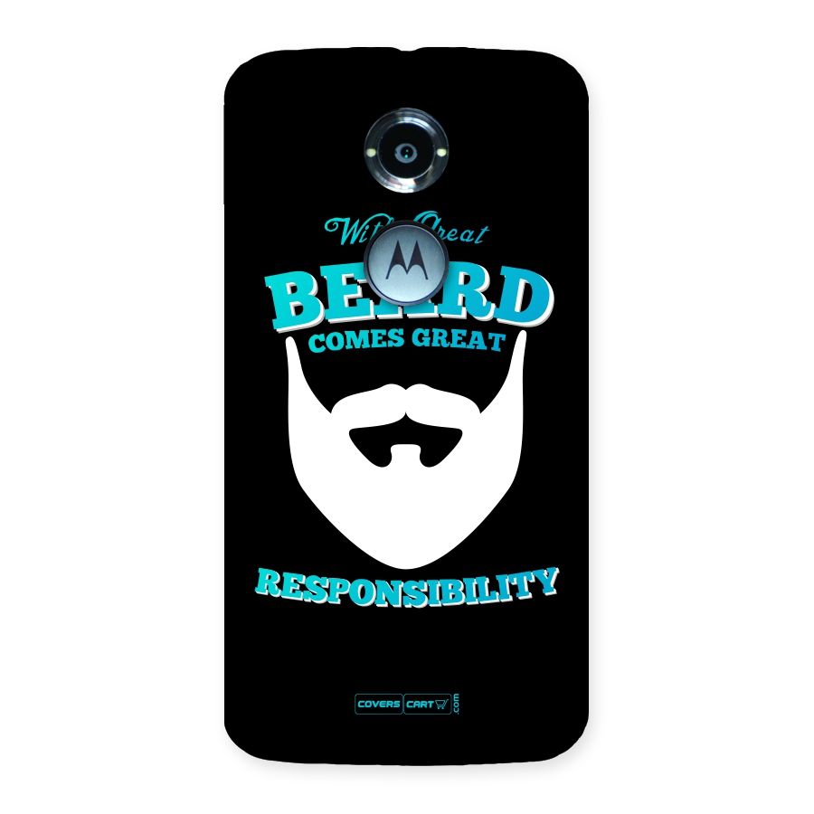 Great Beard Back Case for Moto X 2nd Gen
