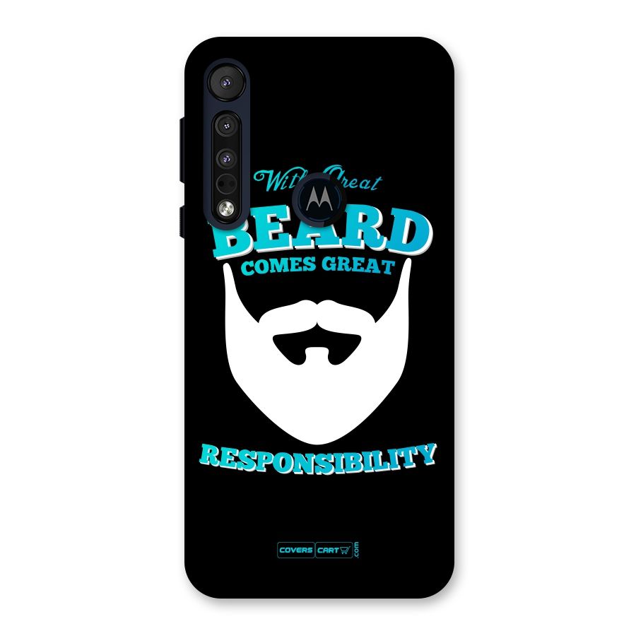 Great Beard Back Case for Motorola One Macro