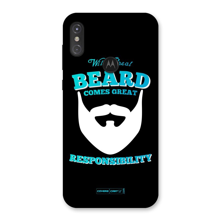 Great Beard Back Case for Motorola One Power