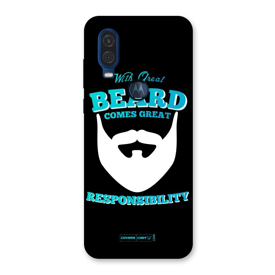 Great Beard Back Case for Motorola One Vision