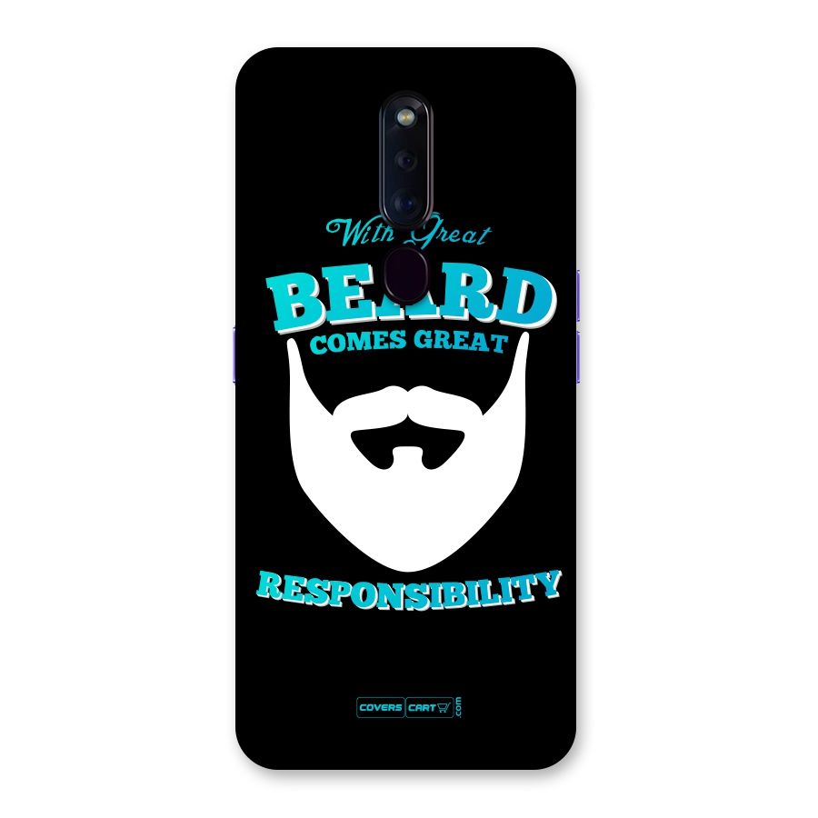 Great Beard Back Case for Oppo F11 Pro