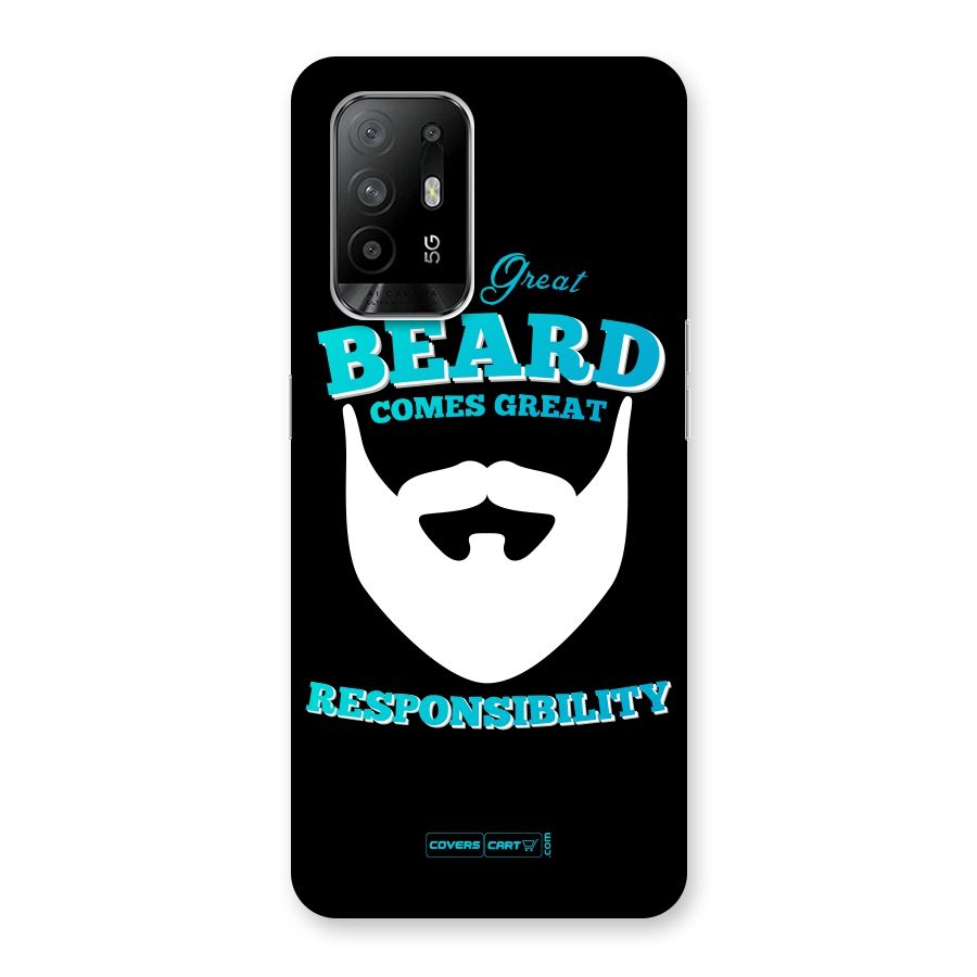 Great Beard Back Case for Oppo F19 Pro Plus 5G
