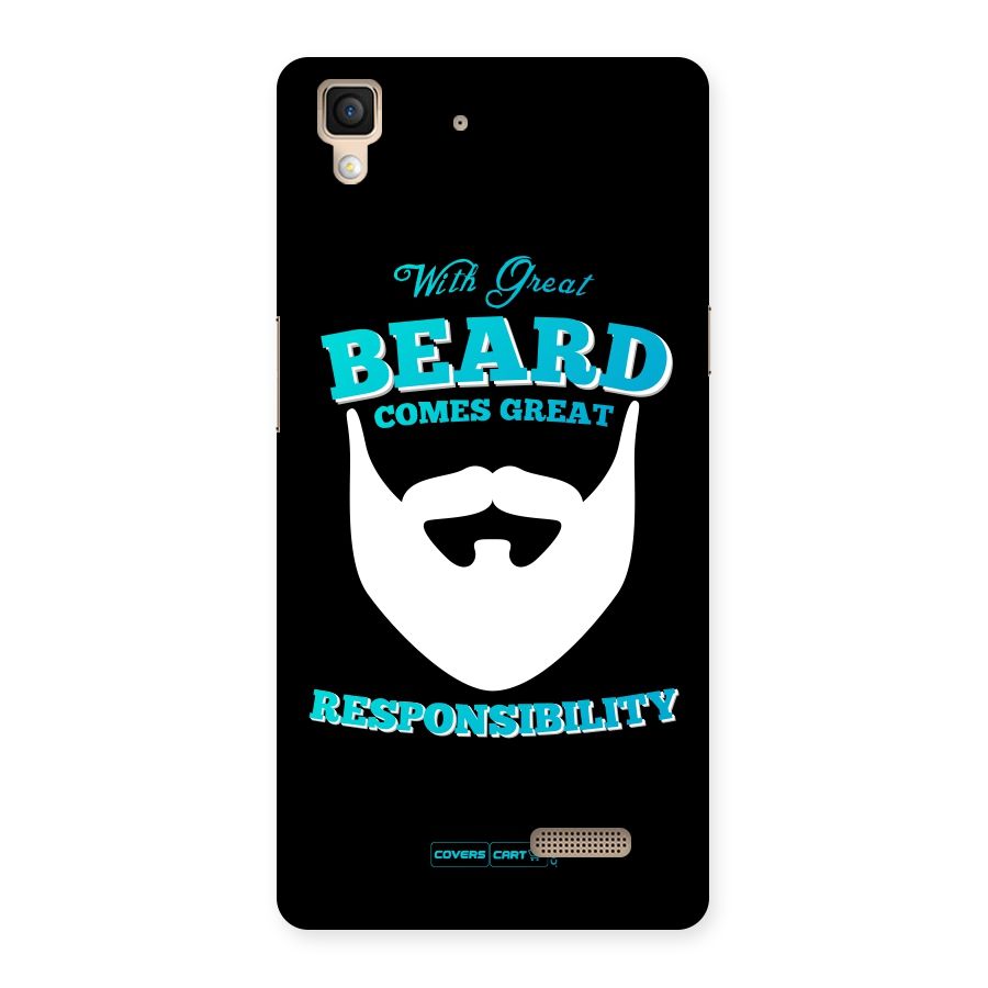 Great Beard Back Case for Oppo R7