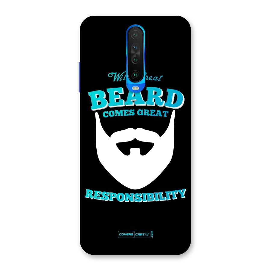 Great Beard Back Case for Poco X2