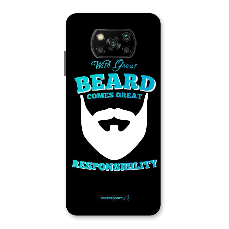 Great Beard Back Case for Poco X3