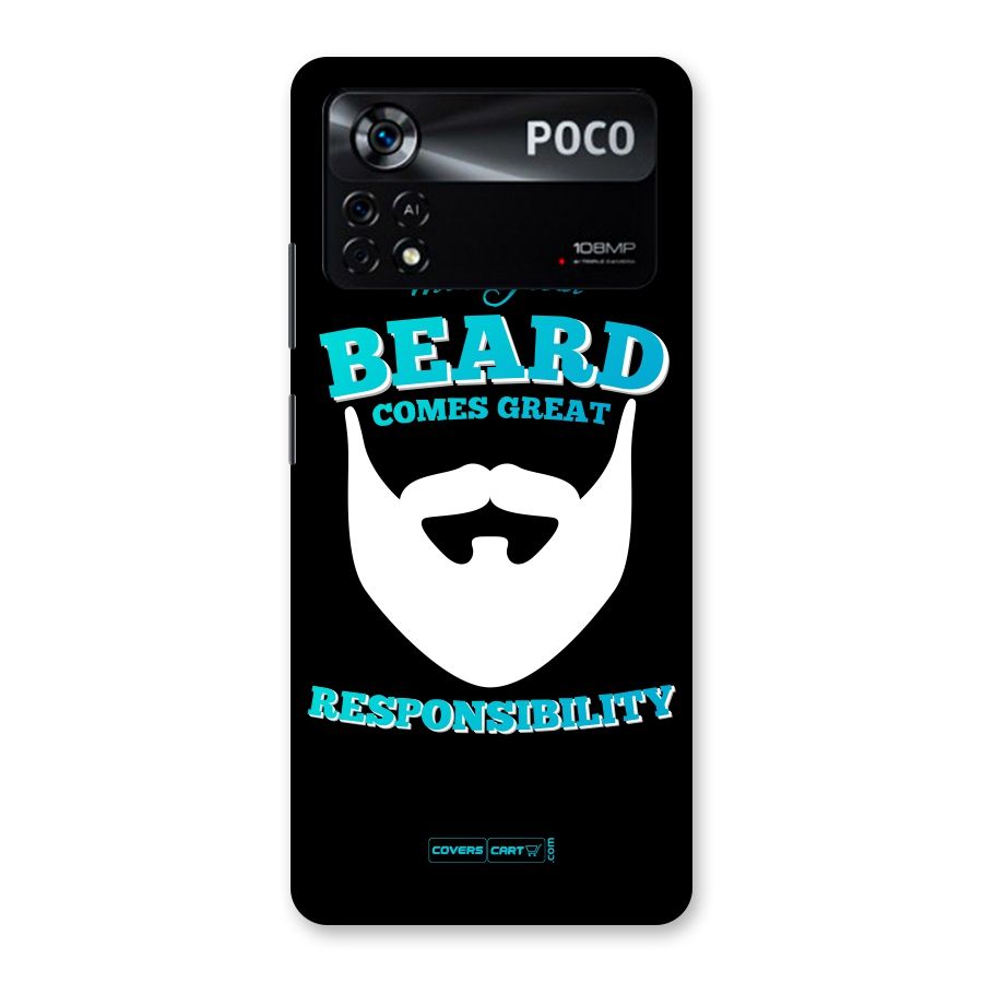 Great Beard Back Case for Poco X4 Pro 5G