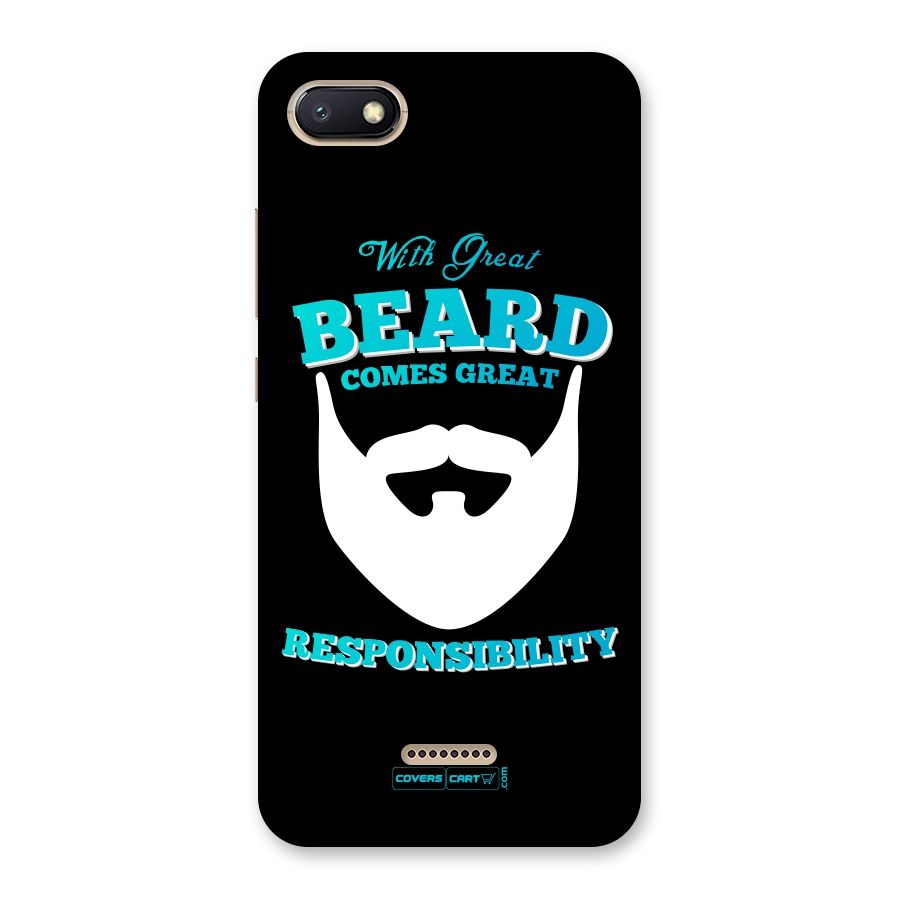 Great Beard Back Case for Redmi 6A