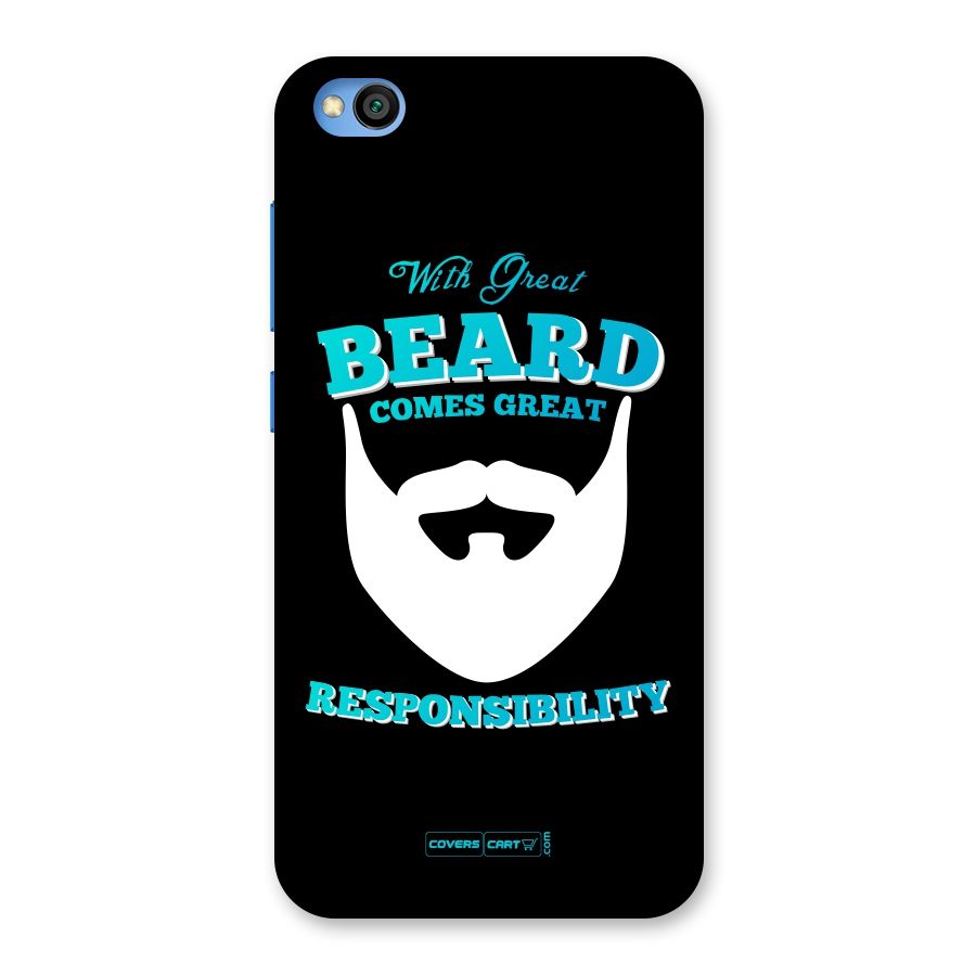 Great Beard Back Case for Redmi Go