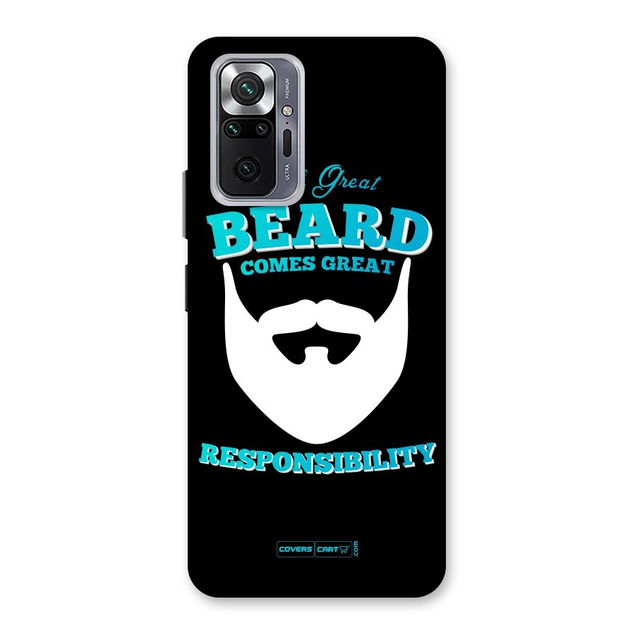 Great Beard Back Case for Redmi Note 10 Pro Max