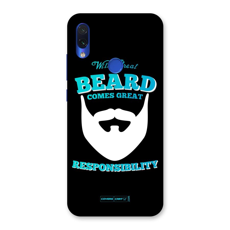 Great Beard Back Case for Redmi Note 7