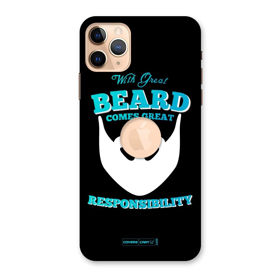 Great Beard Back Case for iPhone 11 Pro Max Logo Cut