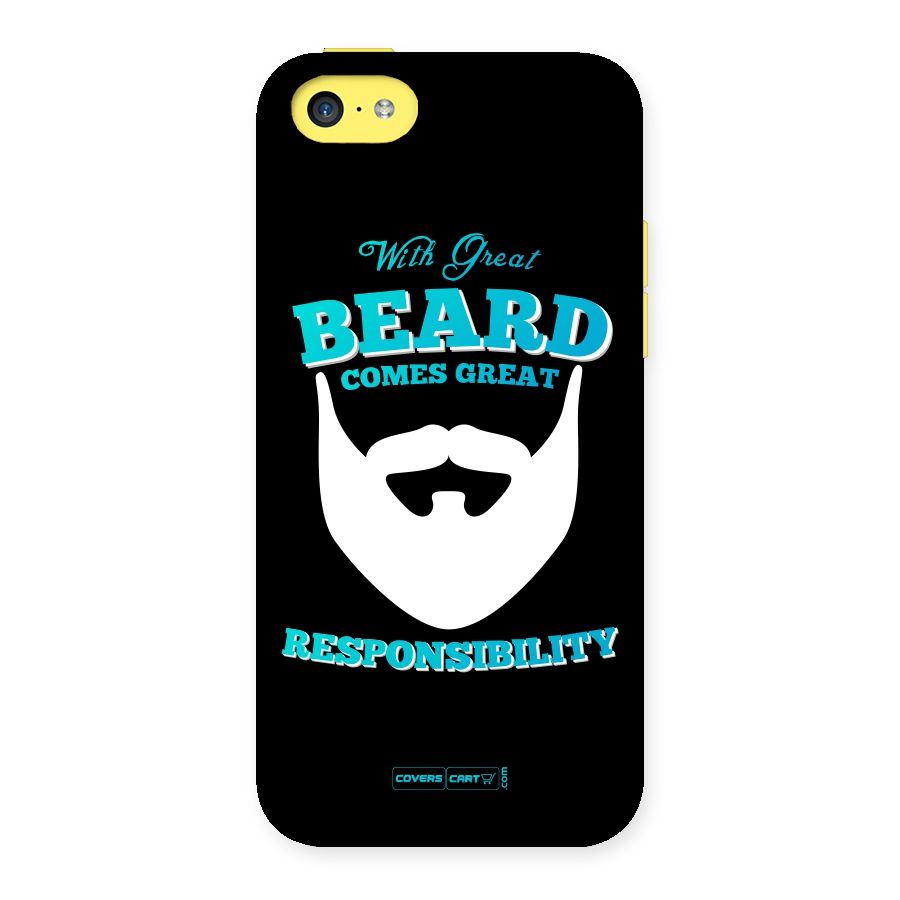 Great Beard Back Case for iPhone 5C