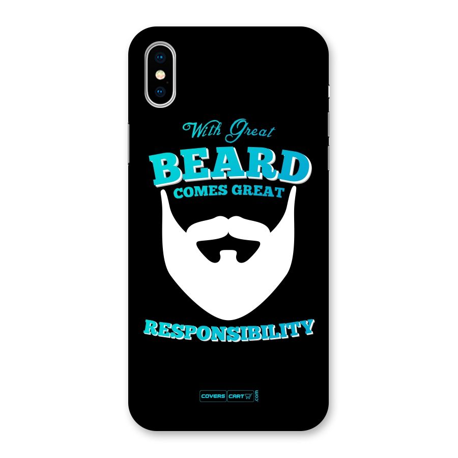 Great Beard Back Case for iPhone XS