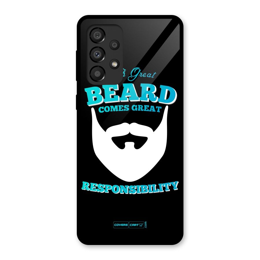 Great Beard Glass Back Case for Galaxy A33 5G