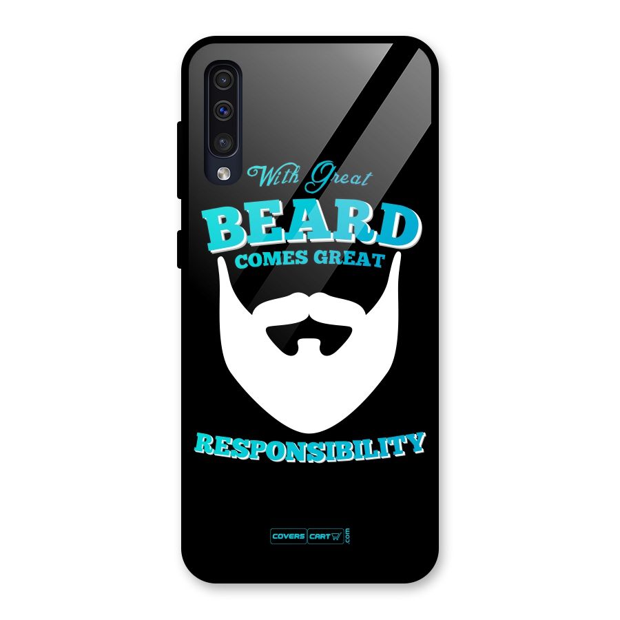 Great Beard Glass Back Case for Galaxy A50