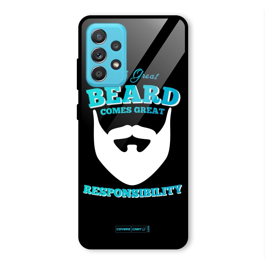 Great Beard Glass Back Case for Galaxy A52