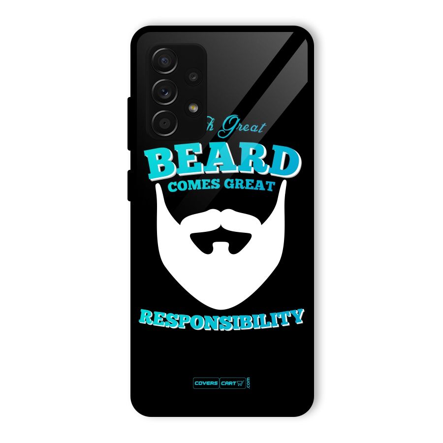 Great Beard Glass Back Case for Galaxy A53 5G