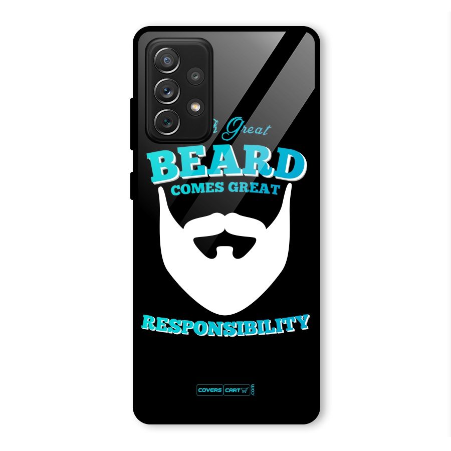 Great Beard Glass Back Case for Galaxy A72