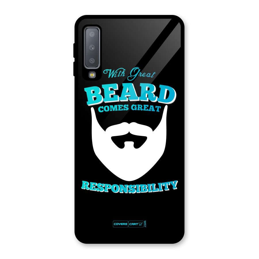 Great Beard Glass Back Case for Galaxy A7 (2018)