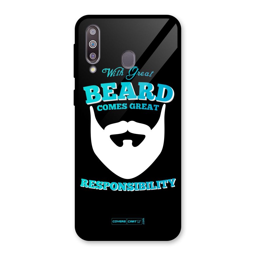 Great Beard Glass Back Case for Galaxy M30