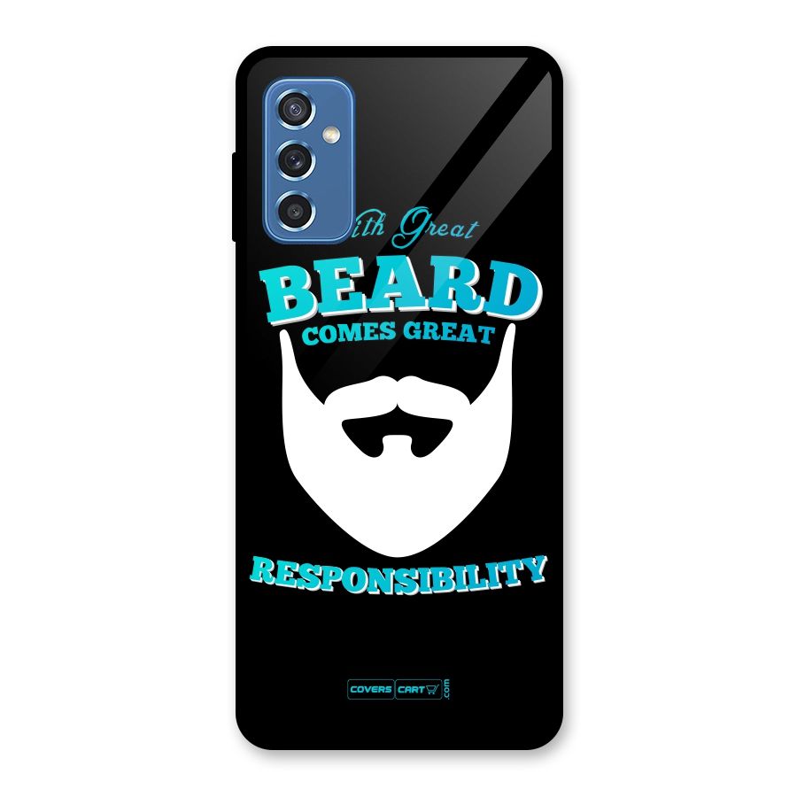Great Beard Glass Back Case for Galaxy M52 5G