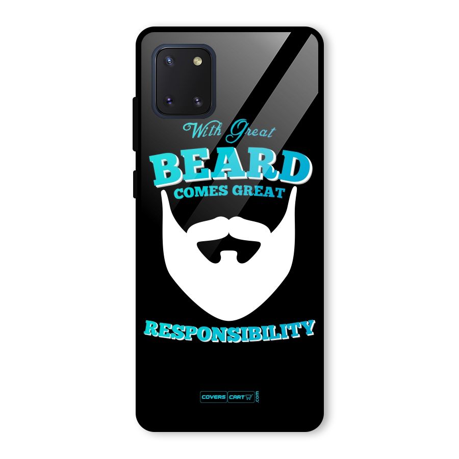 Great Beard Glass Back Case for Galaxy Note 10 Lite