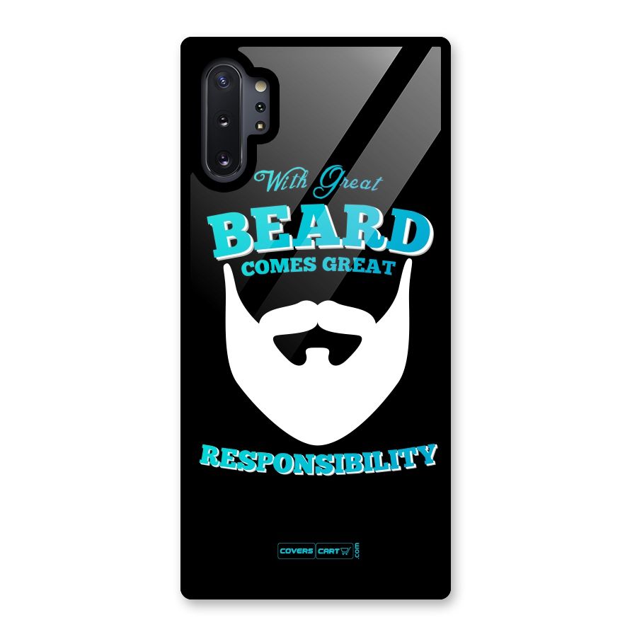 Great Beard Glass Back Case for Galaxy Note 10 Plus