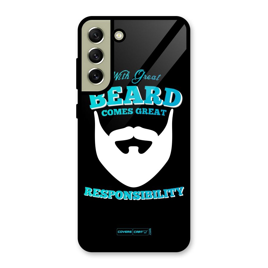 Great Beard Glass Back Case for Galaxy S21 FE 5G